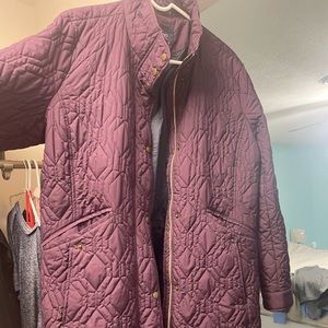 Like new lands end MIDI length winter coat